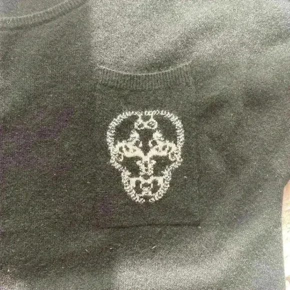 Thomas Wylde Cashmere Oversized Sweater, 100% Cashmere, Black size S - Picture 2 of 4